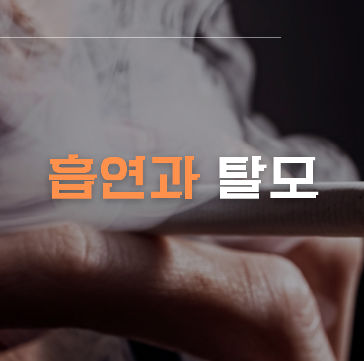 흡연과 모발 건강 - 담배가 모발에 미치는 영향이미지